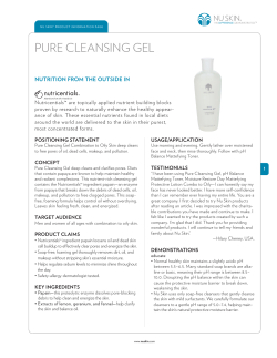PURE CLEANSING GEL