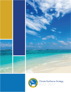 Climate Resilience Strategy 2012-2017
