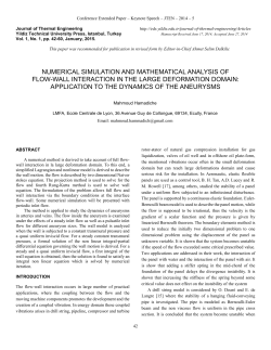 numerical simulation and mathematical analysis of flow