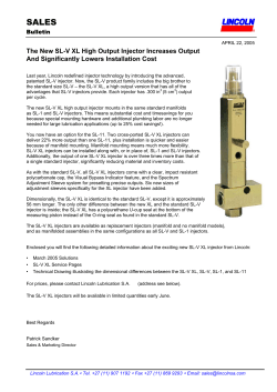 The New SL-V XL High Output Injector Increases Output And