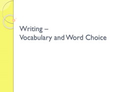Narrative Writing