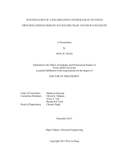 Chapter IIi Device structure and analysis - oaktrust.tamu.edu