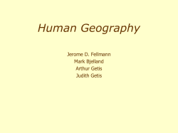Human Geography
