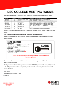 dsc college meeting rooms