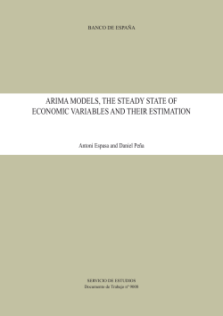 arima models, the steady state of economic
