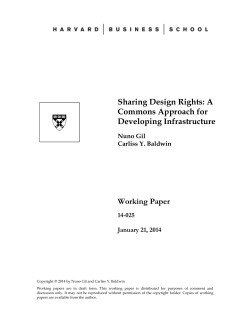 Sharing Design Rights: A Commons Approach for Developing