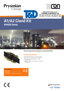 A1/A2 Gland Kit