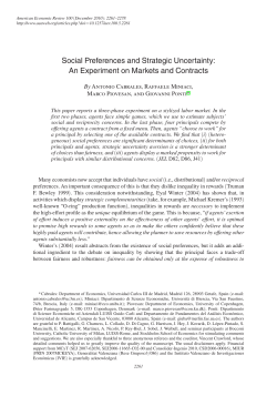 Social Preferences and Strategic Uncertainty