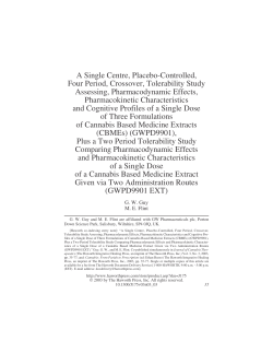 A Single Centre, Placebo-Controlled, Four Period, Crossover