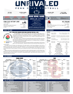 ROSE BOWL GAME - College Sports Live