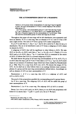 THE AUTOMORPHISM GROUP OF A NEAR-RING Z(N)