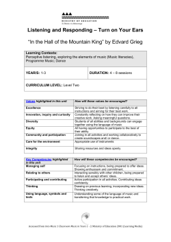 In the Hall of the Mountain King - Arts Online