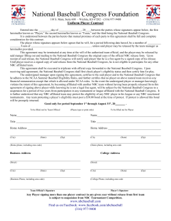 National Baseball Congress Foundation