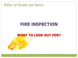 FIRE INSPECTION