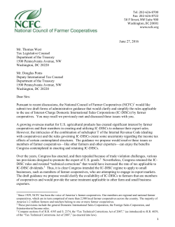 IC-DISC-cover-letter-6-27 - National Council of Farmer