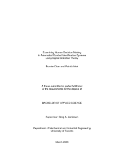 Examining Human Decision Making in Automated