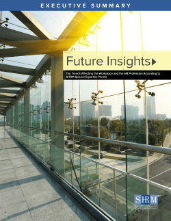 Future Insight Workplace Trends - Society for Human Resource