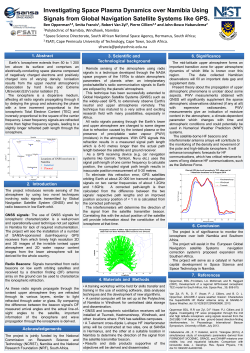 Slide 1 - Namibian Institute of Space Technology