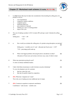 Extension worksheet &ndash; Topic 6 - Cambridge Resources for the IB