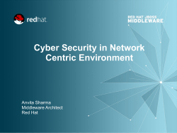Ms Anvita Sharma, MW Architect, Redhat