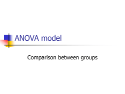 3.ANOVA model