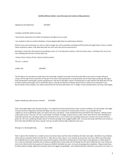 Excerpts - geoffreylatham.com - Personal Site of Geoffrey M. Latham