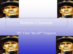 Roberto Clemente - Caldwell County Schools
