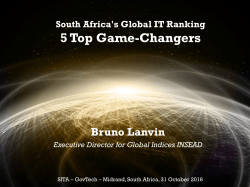 South Africa`s Global IT Ranking 5 Top Game
