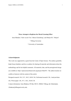 Preregistered - Open Science Framework