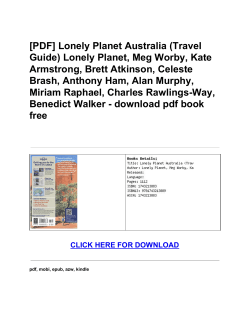 Lonely Planet Australia (Travel Guide)