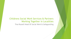 Children`s Social Work Presentation Slides Working Together