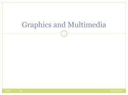 Graphics and Multimedia