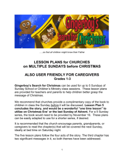 Multiple-Sunday Lesson Plans (Microsoft Word file )