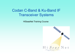 Codan C and Ku Transceiver Presentation-7-1