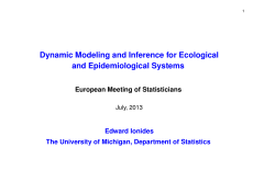 Dynamic Modeling and Inference for Ecological and