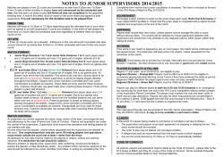 Matches are played on two (2) courts and