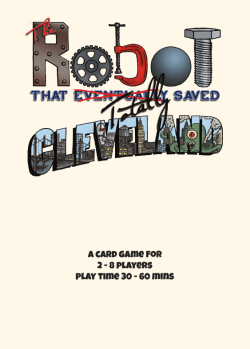 A card game for 2 - 8 players play time 30