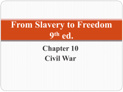 From Slavery to Freedom 9th ed.