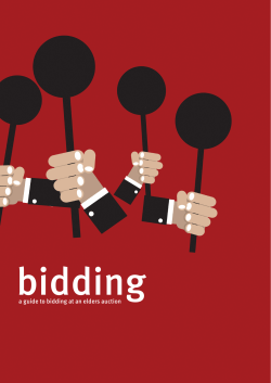 a guide to bidding at an elders auction