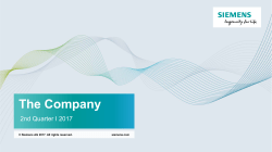 Siemens 2017 - employer of choice and reliable partner