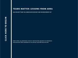 Teams Matter - School of Architecture