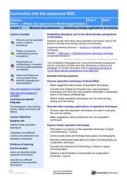 Lesson 5 - North Keppel Island Environmental Education Centre