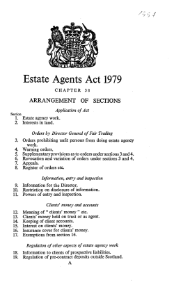 Estate Agents Act 1979