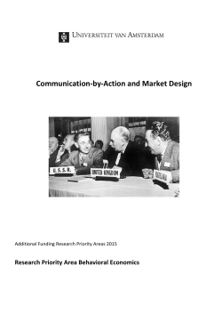 Communication-by-Action and Market Design