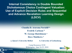 Use of Explicit Decision Rules and Sequential