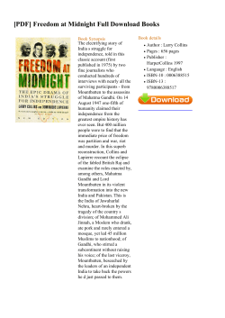 Freedom at Midnight Full Books