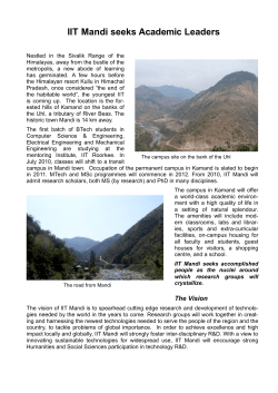 Brochure for experienced faculty.