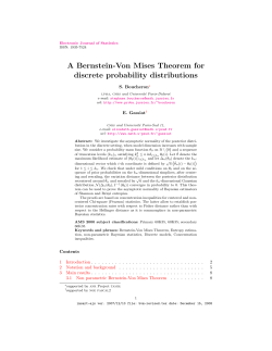A Bernstein-Von Mises Theorem for discrete probability distributions