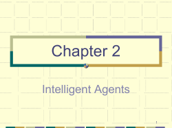 Chapter 2 Intelligent Agent