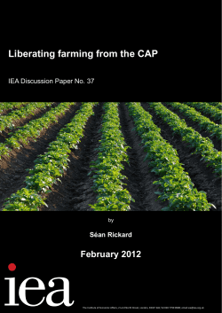 Liberating farming from the CAP